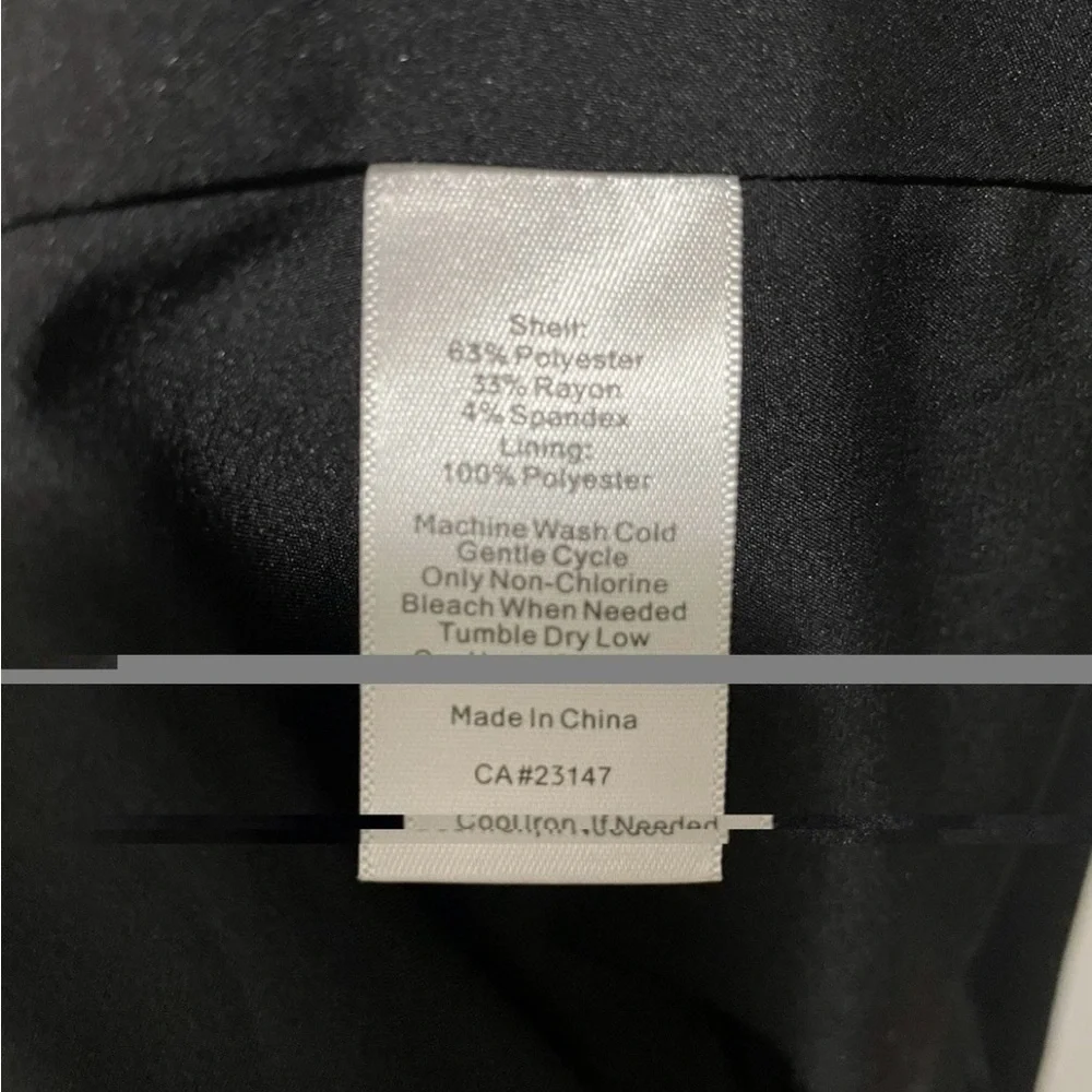 Talbots Black Career Sheath Dress Women 18 Classic Workwear Below Knee - Picture 5 of 8